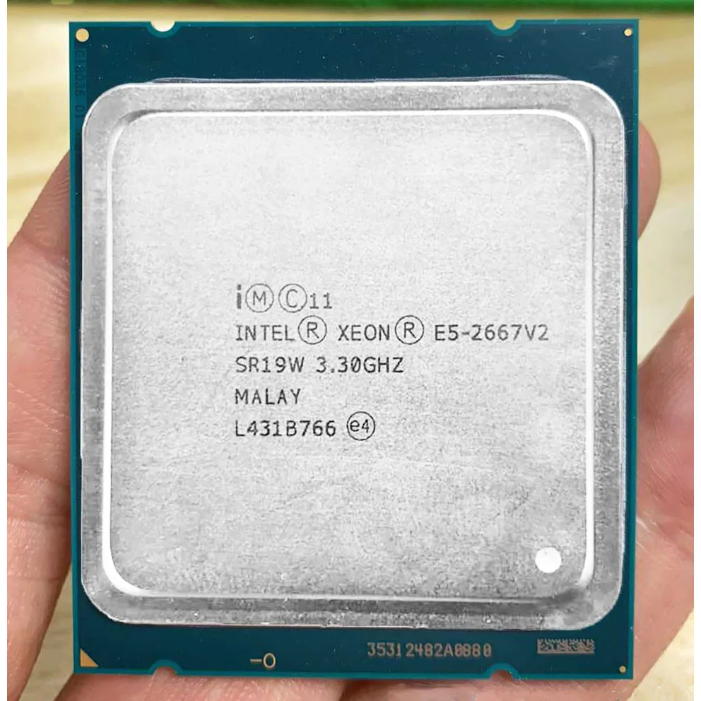 Процессор Intel Xeon E5 2667 v2 процессор 2667V2 3 ГГц 8 ядер 16 потоков 25 Мб кэш-памяти SR19W 130 Вт