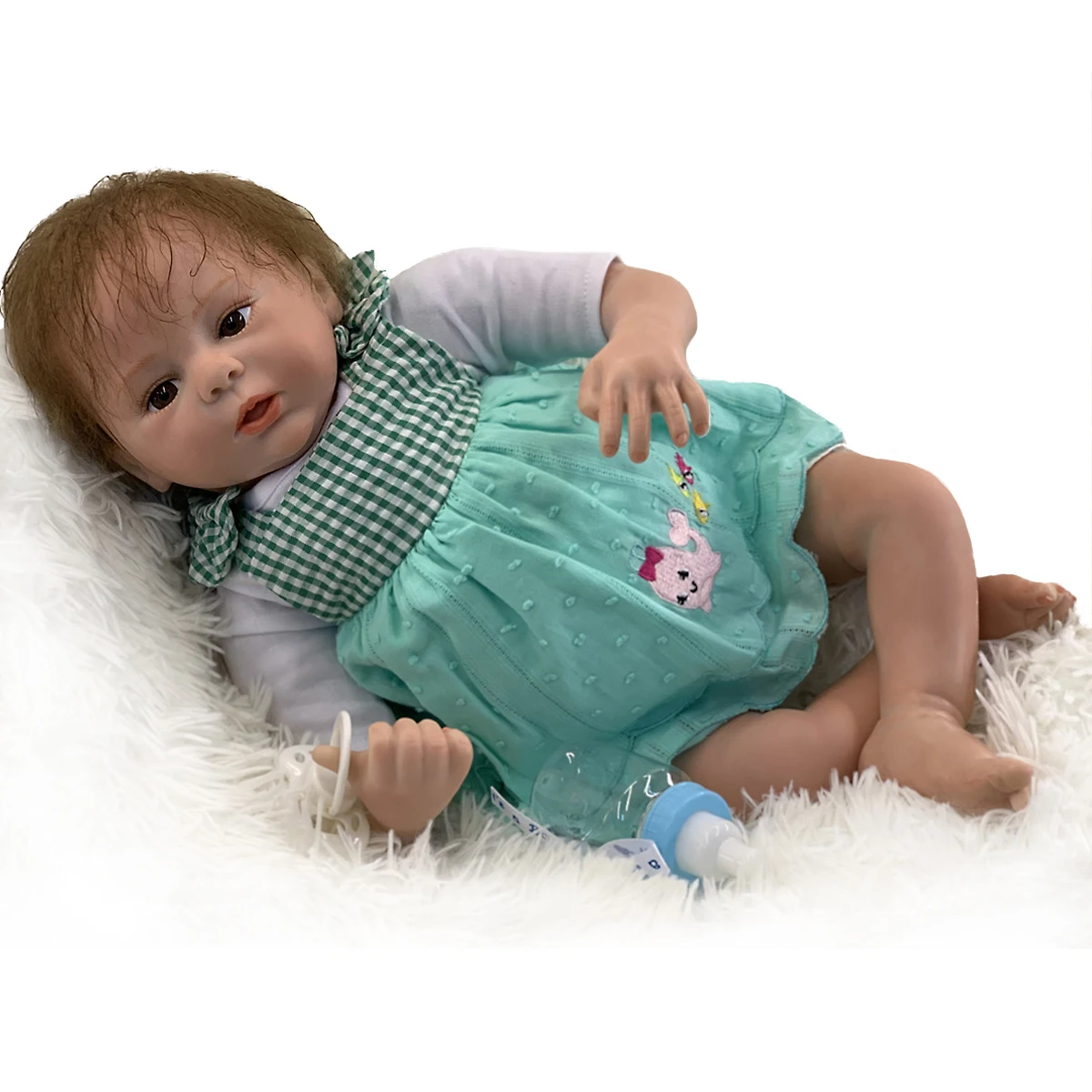 Reborn Doll Toddler Girl 18 "Bebe Reborn Boneca Renascida Life Like Bebe Realistico Berenguer Da Otarddoll