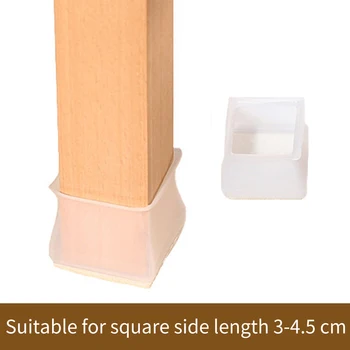 

24pcs Multifunction Table Elastic Chair Scratch-proof Caps Anti Slip Accessories Silicone Cover Furniture Leg Floor Protector