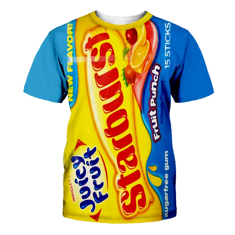 Neueste Süßigkeiten Snack Tasche Schokoladensauce 3D Hoodies Essen Harajuku Männer Frauen Langarm PulloVer Kapuzenpullover Casual Marke-3 – Detail 1