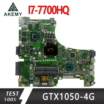 

Akemy GL553VD Laptop motherboard For Asus ROG GL553VE GL553V FX53VD ZX53V original mainboard I7-7700HQ GTX1050-4G