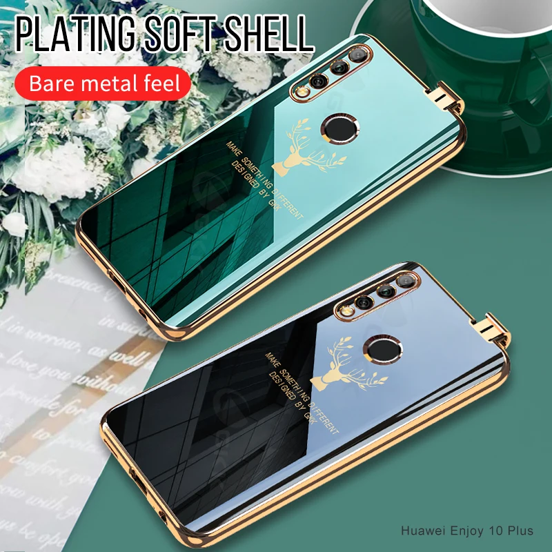Роскошный мягкий чехол GKK с покрытием для Huawei P Smart Z Y9 Prime 2019 Honor 9X отверстием