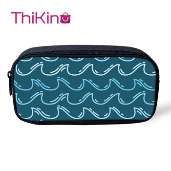 

Thikin Water ripple Pencil Bags for Teens Pen Bag for Student Pencil Case Girl Makeup Storage HandBags Pen Purses for Kids