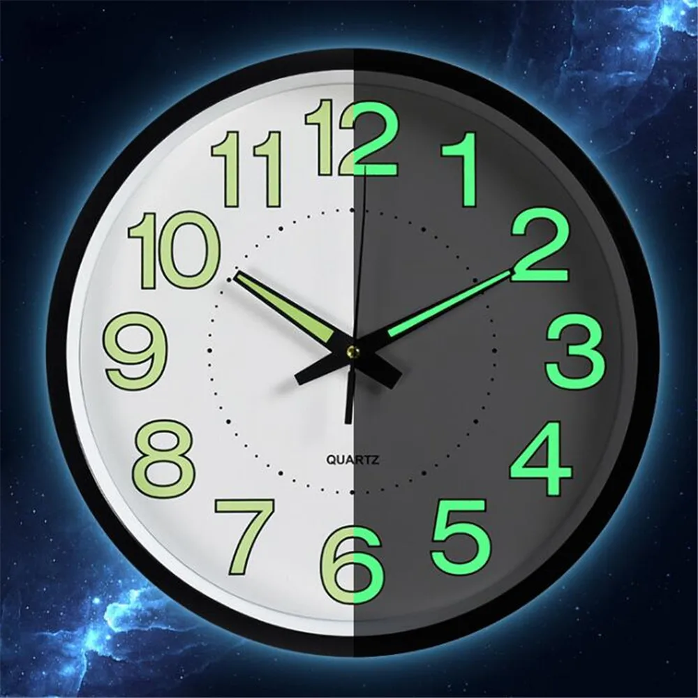 Светящиеся Настенные часы большие часы Horloge 3D DIY акриловые зеркальные наклейки кварцевые Duvar Saat Klock современный немой