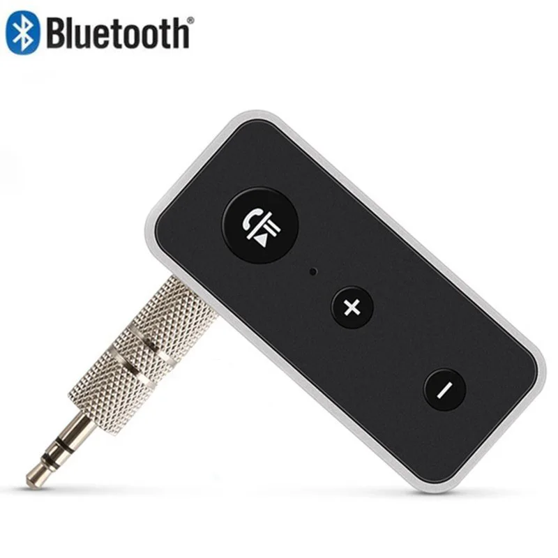 Bluetooth 5,0 приемник автомобильный комплект стерео музыка Aux Jack 3,5 мм беспроводной Hifi аудио громкой связи адаптер для наушников динамик с микрофоном