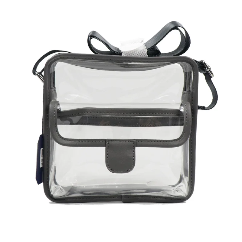 

New Style Transparent Shoulder Bag Single-shoulder Bag for Women Large-Volume Trend Simple PVC Jelly Transparent Bag Summer