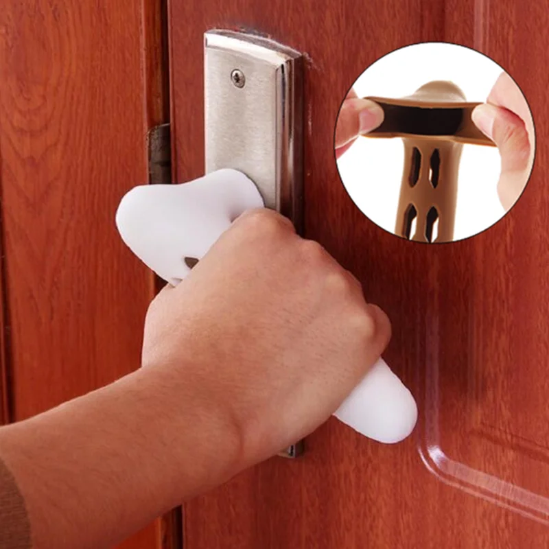 BUTOIR,green--Poignée De Porte En Silicone, Couverture