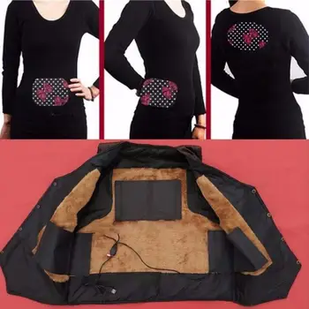 

5-in-1 Electric Heating Pad 3 Gear Clothes Adjustable USB Heating Safe Fiber Carbon Pad Warm Jacket Coat Vest Hiking Heater Tool