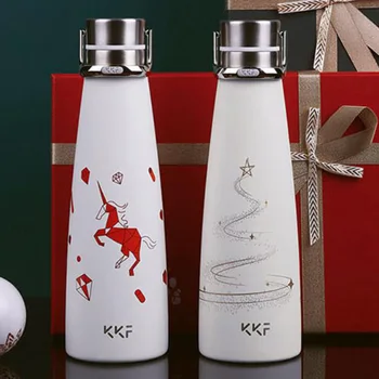 

Xiaomi KKF Vacuum Cup 24h Insulation Bottle Thermos Stainless Steel Portable Water Bottle 475ml Travel Mug Sports Cold Cups Gift