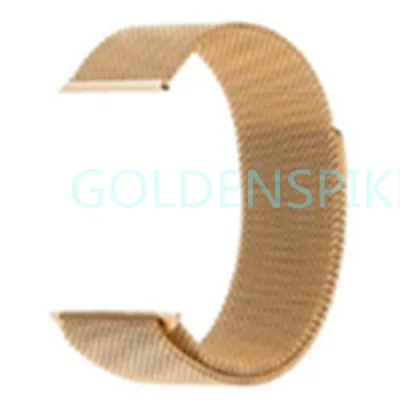 Розовый песок GOLDENSPIKE браслет из нержавеющей стали ремешок для W54 IWO8 IWO9 Apple Watch series 42 мм 38 мм браслет ремешок для 40 мм 44 мм - Цвет: Розовый песок