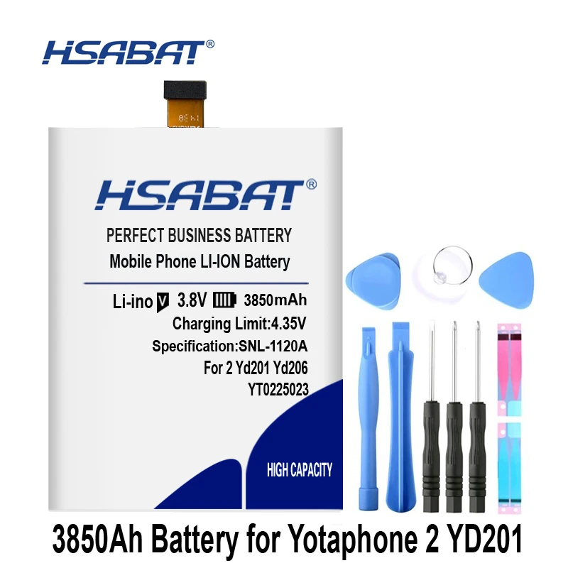 HSABAT 3850 мА/ч, YT0225023 Батарея для Yotaphone 2 YD201 YD206