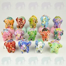 Тайские аксессуары для ключей ручной работы, этнический стиль, аксессуары для путешествий, юбилей, цветная ткань, Детский слон-брелок, милый кулон