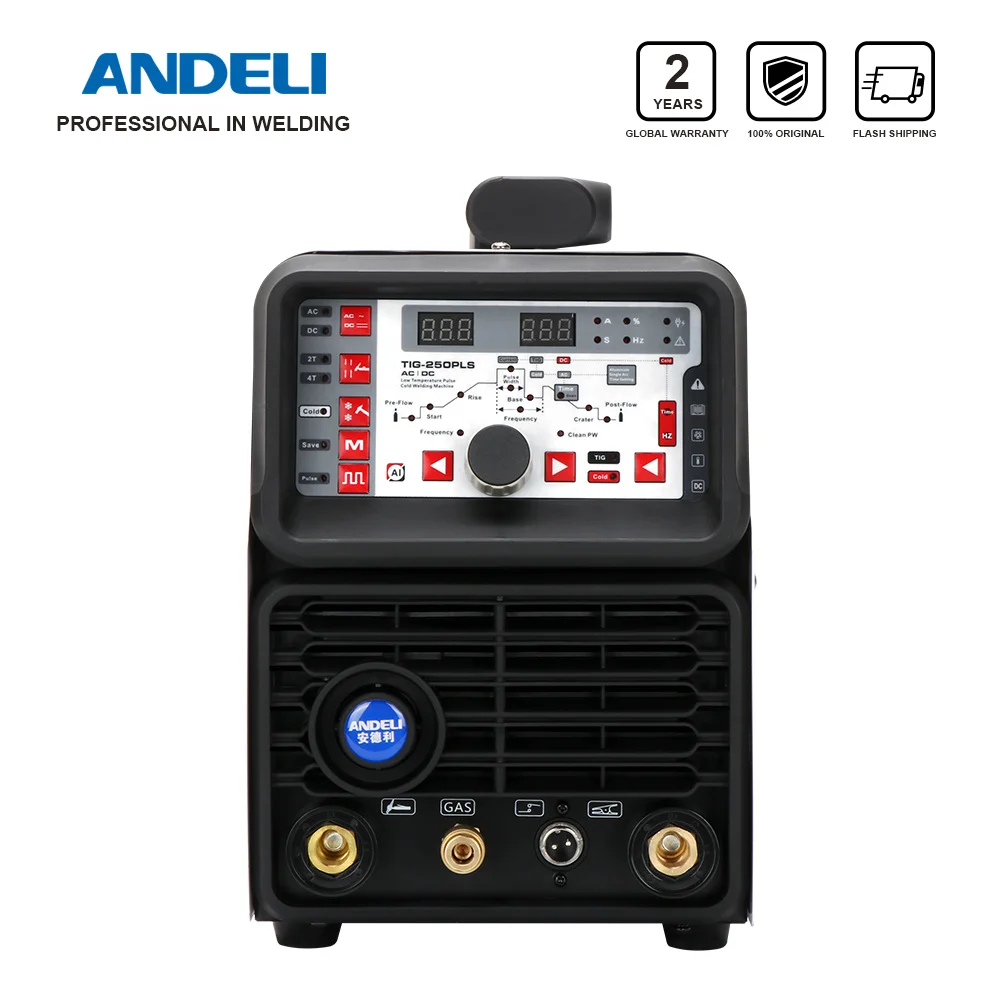 ANDELI Smart 110V 220V TIG-250PLS AC DC TIG Welder HF Pulse Cold Welding Machine Aluminum | Инструменты