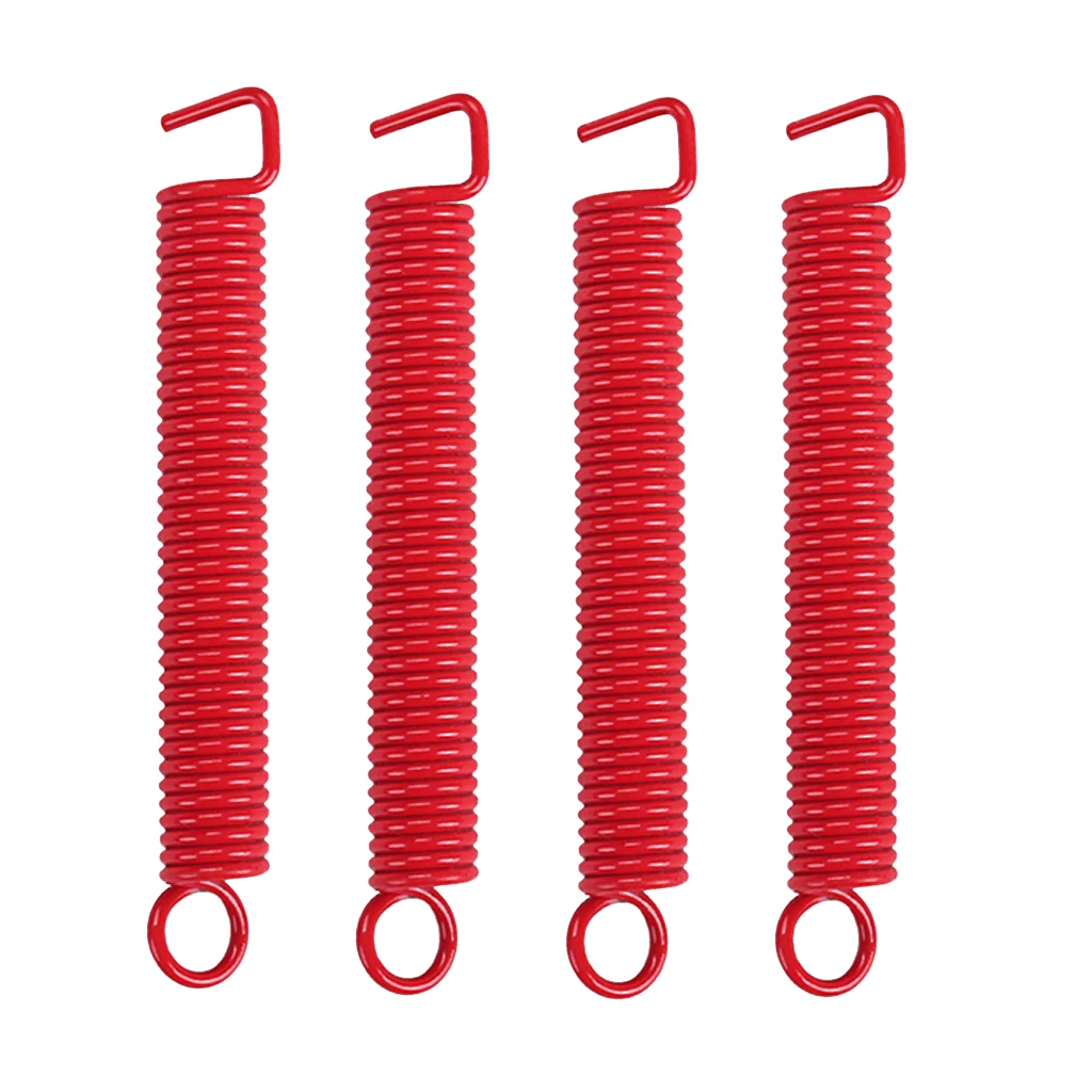 4 Pcs Electric Guitar Tremolo Bridge Springs for Bridge Guitar Replacement Parts -Red