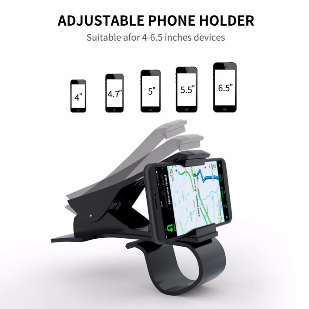 

1pc Car Phone Holder Dashboard Mount Universal Cradle Cellphone Clip GPS Bracket Mobile Phone Holder Stand for Phone In Car