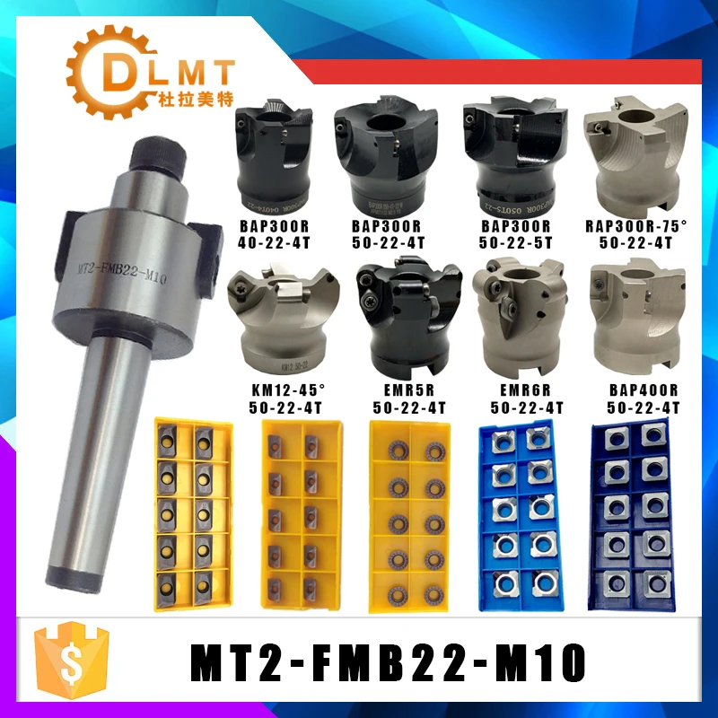 MT2 FMB22 M10 MT3 M12 MT4 хвостовиком BAP400R 50 22 лицо фрезерный с ЧПУ резак + 10 шт. APMT1604 вставки