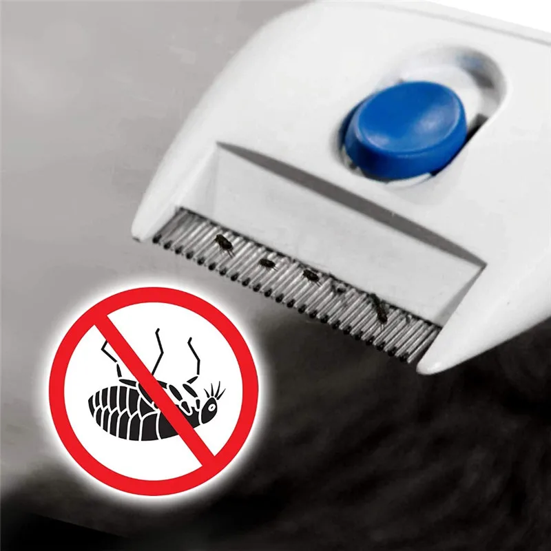 Buy Pet Electric Flea Comb Cat Dog Comb For Fleas Ticks Grooming