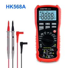 True RMS 10nF~ 100mF ESR конденсатор Тест er метр мультиметр Цифровой Профессиональный Capacimeter с 1 парой тестовых проводов зонд ручка