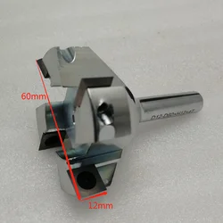 LIVTER – mèche de routeur de surface en carbure, 4 cannelures, pour surface MDF 