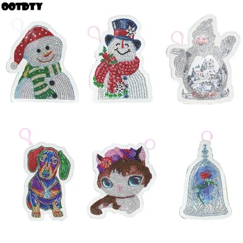 

Diamond Painting Special Shaped Christmas Santa Wallet Purse Keychain 3D beauty Resin Rhinestones Handmade Gift