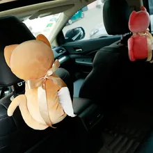 Милый кот в форме плюшевых салфеток домашний бумажный чехол украшение салфетка с героями мультфильмов держатель Автомобильный Декор коробка унисекс Рождественский подарок на год