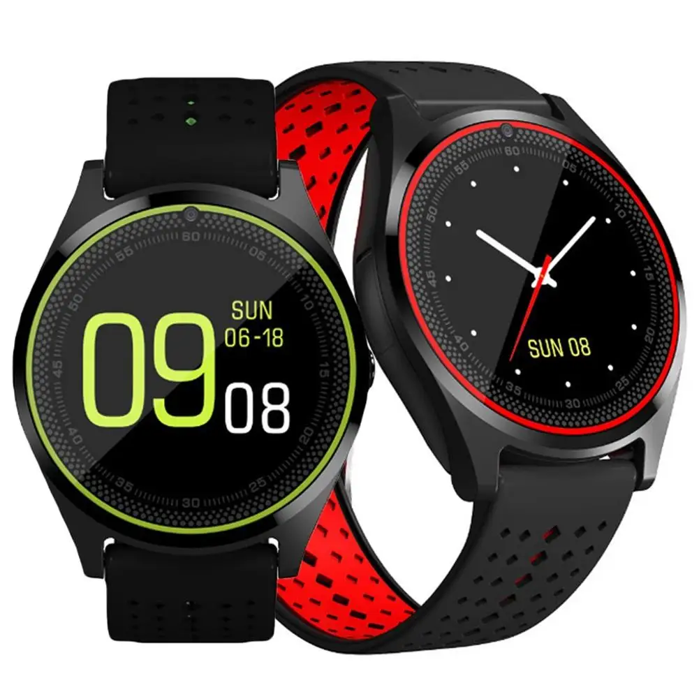 V9, 1,22 дюймов, сенсорный экран, Bluetooth, Смарт-часы, SIM, 2G, Сеть, аварийный вызов, сон, фитнес-трекер, спортивный смарт-браслет