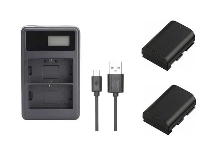 LP-E6 LPE6 LP-E6N LPE6N аккумулятор+ USB зарядное устройство для EOS 5D Mark IV, 5D Mark II, 5D Mark III, 5DS, 5DS R, 7D, 7D Mark II, 60D, XC10 - Цвет: Цвет: желтый