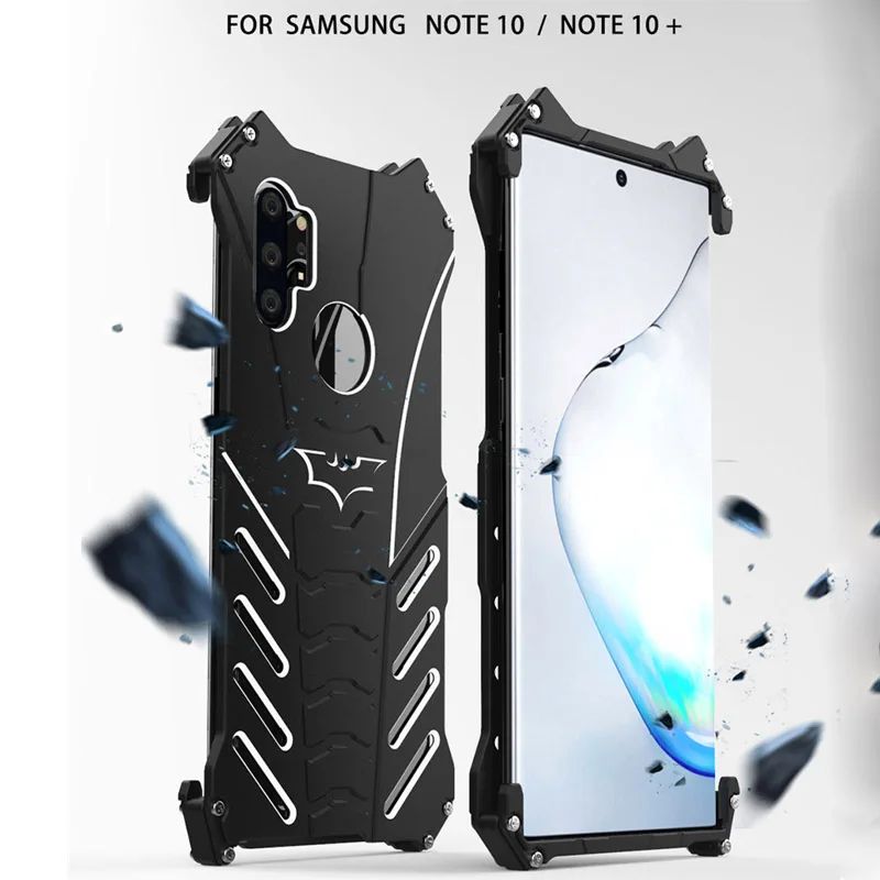 Для Samsung Note 10 чехол оригинальный R-JUST роскошный бронированный Алюминиевый