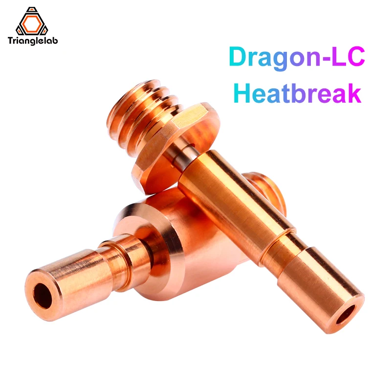 C Trianglelab Dragon-LC Hotend Bi-Metal Heatbreak Only Compatible With Dragon-LC Hotend Water-cooled extrusion head parts