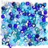 Isywaka Light Lake Blue 100pcs 4mm Bicone Austria Crystal Beads charm Glass Beads Loose Spacer Bead for DIY Jewelry Making ► Photo 3/5