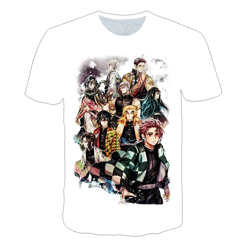 

Funny Japanese Anime Kimetsu No Yaiba Demon Slayer T Shirt Graphic Top Tees Tshirt Streetwear Punk T-shirt Men Clothes Women