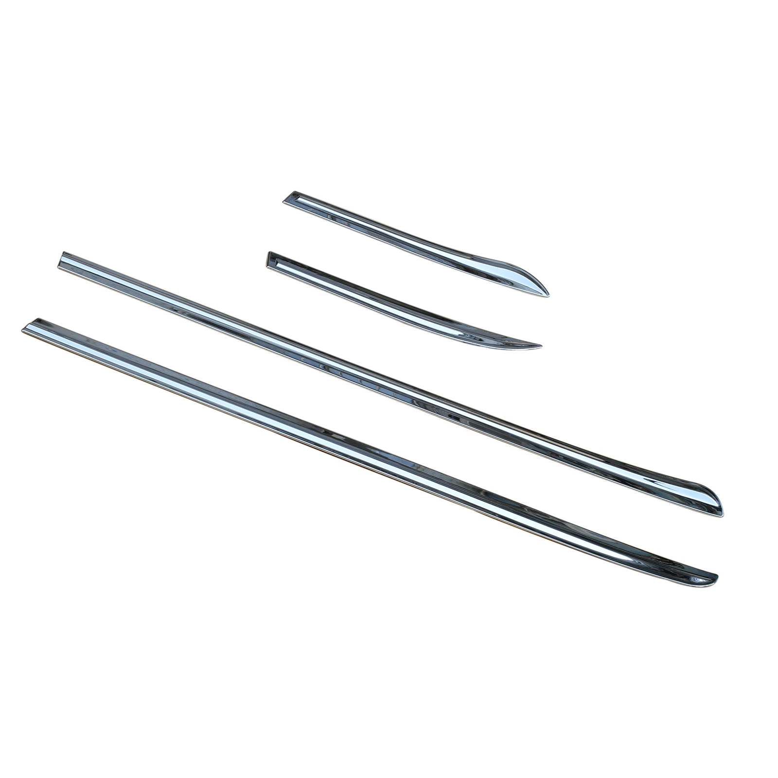 Accessories Fit For Toyota Prado J150 2014 - 2017 2018 Chrome Side Door Body Stripes Cover Trim Molding Exterior Parts