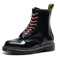 Мужские ботинки унисекс; ботинки в байкерском стиле с градиентом; Ботинки martin; зимние ботинки; Новая мужская зимняя обувь; Мужская зимняя обувь; ботинки