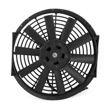 

Hot Replacement Universal Cooling Fan Durable Slim Electric Engine Push Pull Water Tank Easy Installed Mount Kit Car Radiator