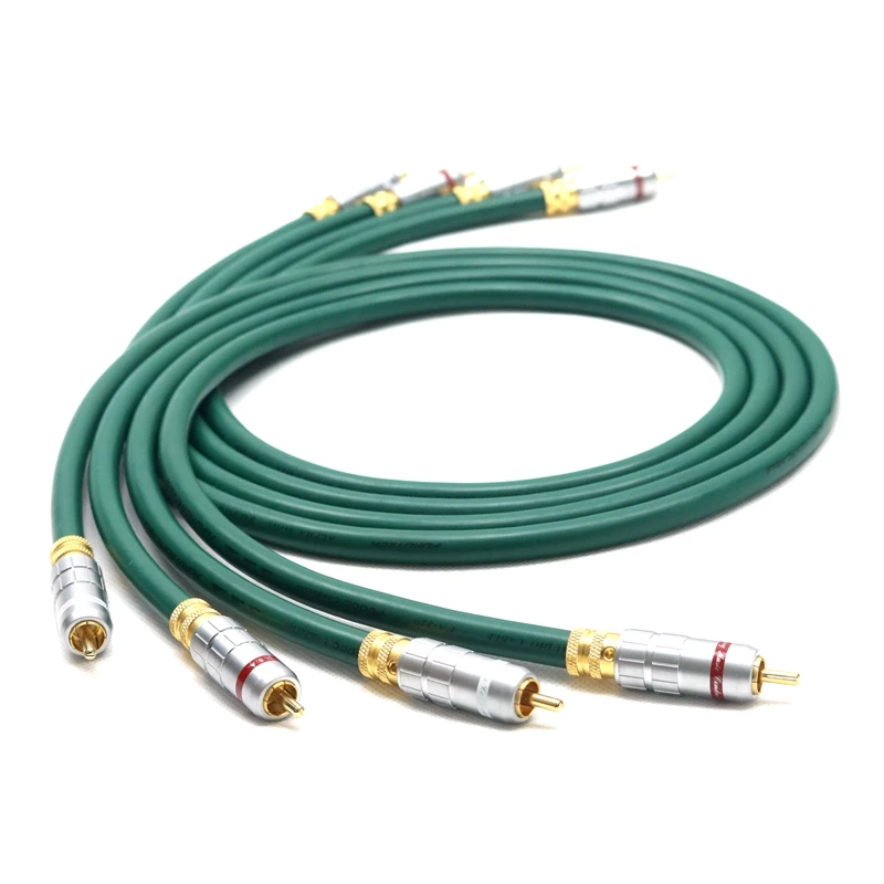 TRANSIENT Furutech 1 Pair fa-220 Hi-Fi RCA Cable High Quality OCC Audio Amplifier CD Dual Lotus Cables | Электроника