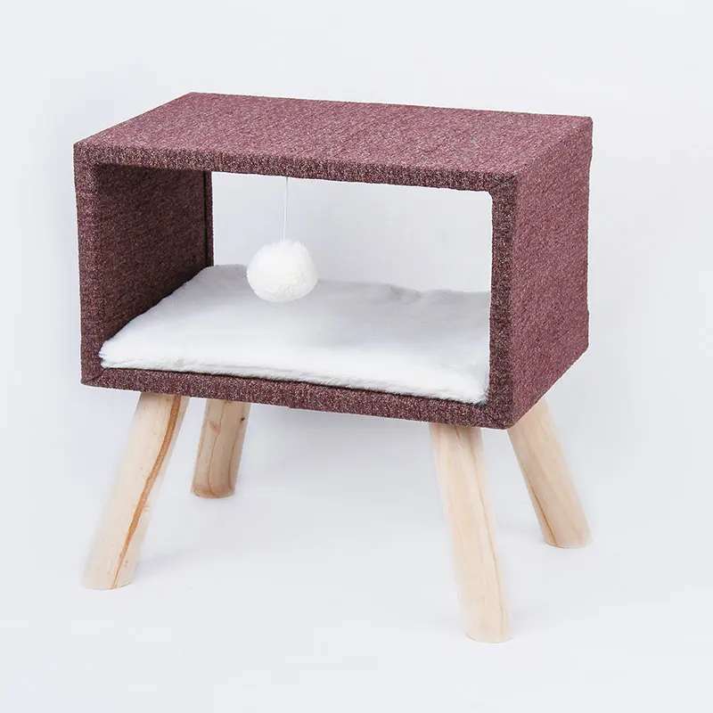 

Northern wind cat furniture arbre chat The minimalist Exports of solid wood tower Natural simple installation cat scratch