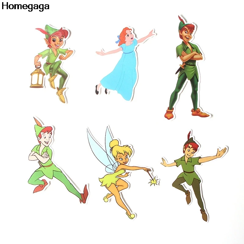 20 компл./лот Homegaga 19 шт./компл. Питер Пэн дети мультфильм пастеры diy блокнот с рисунком телефон на велосипеде Скрапбукинг наклейки D2012