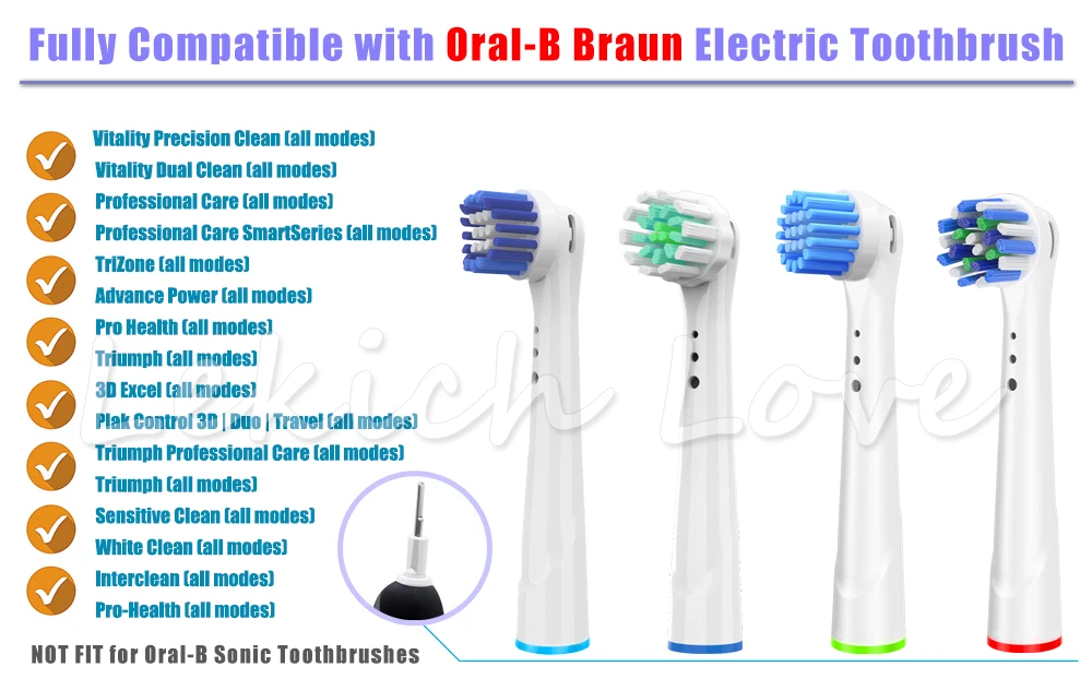 Peças de Cabeças de Escova de Dente para Limpeza Adequadas para Oral Cabeças de Escova de Dente Cruzada para Cabeça de B-4 Oral-b Peças Capas Cruzadas 12 b 1 Cheap Cabeça de reposição para escovas de dente