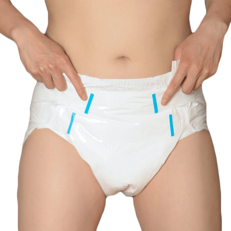 ABDL Детский мягкий чистый стиль и океан Печатный узор бумажные пеленки подгузник