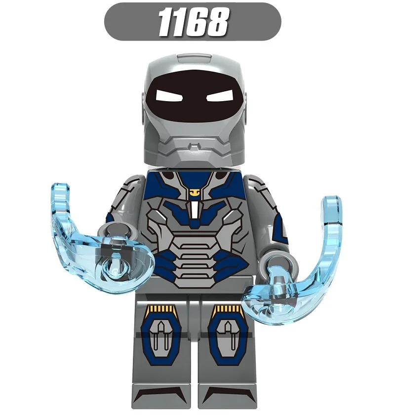 50 шт. строительных блоков Супер Герои ЖЕЛЕЗНЫЙ ЧЕЛОВЕК MK36 MK37 MK38 MK39 MK40 MK41 MK42 модель фигурки Кирпичи игрушки для детей X0246