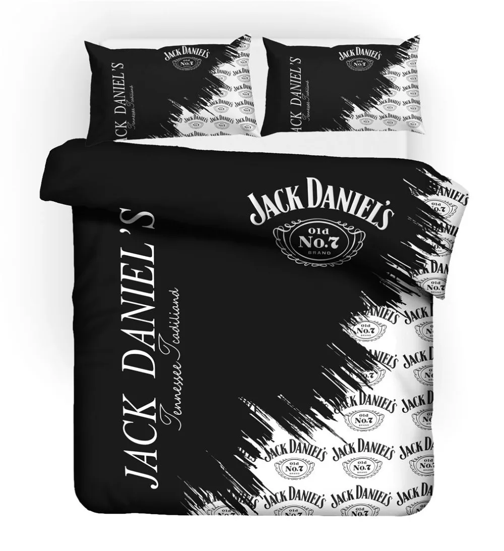 Musolei Jack Daniels 3D комплект постельного белья, пододеяльник королевского размера, пододеяльник, пододеяльник, набор вина, бренди, Текстиль для дома, кровати Q39