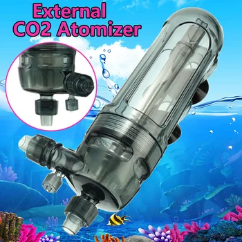 

12/16mm Aquarium External CO2 Dissolver Diffuser Atomizer Reactor Fish Tank Atomizer Water Grass Plant Aquatic Equipment Supply