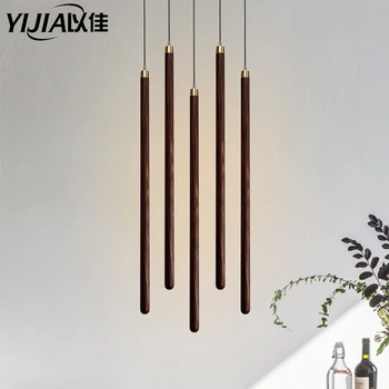 

YIJIA Nordic modern pendant light retro loft pendant lamp headlamp art deco lighting aluminum lampshade bedside lamp living room