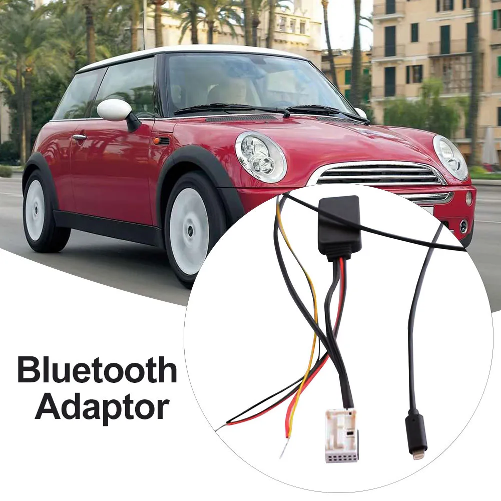 12 В автомобильный Bluetooth аудио кабель автомобильный Bluetooth AUX адаптер подходит для R50 R52 R53 2001-2006 аудио кабель автомобильные аксессуары