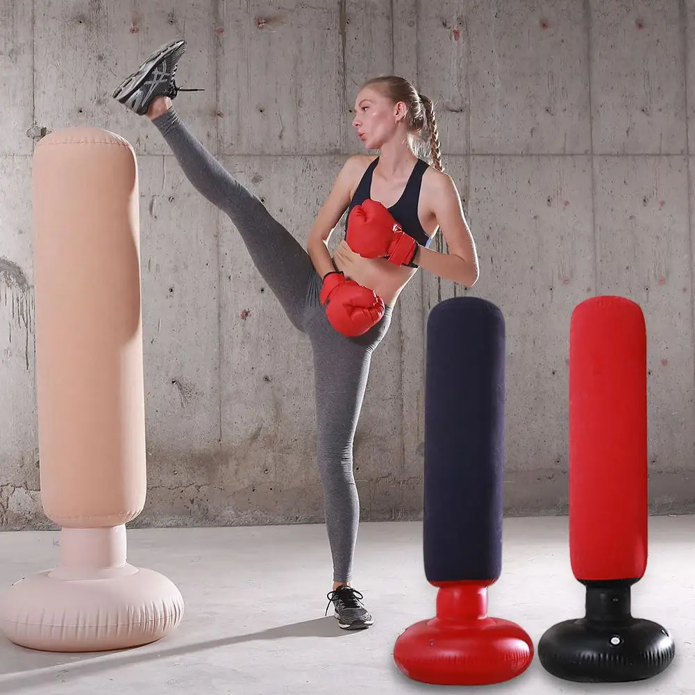 Inflatable Punching Bag Free Standing Boxing Bag Air Bop Bag Inflatable Boxing Punching Bag For Men Women