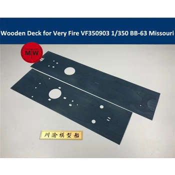 1 350 skala niebieska drewniana talia dla bardzo ognia VF350903 USS BB-63 Missouri pancernik zestaw modeli do składania CY350039B tanie i dobre opinie Drewna only blue wooden deck 14Y boAts 1 350