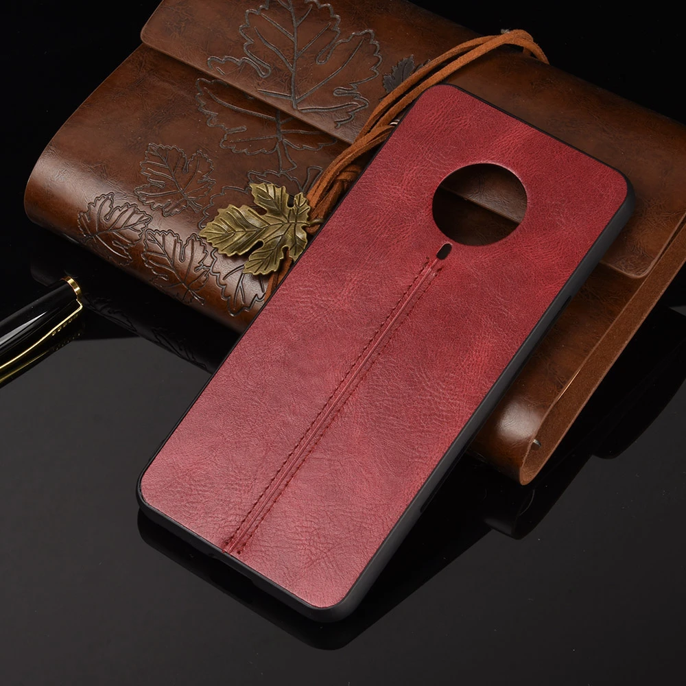 Vivo S6 5G funda vivo S 6 sutura de becerro borde suave PU cuero duro funda de bolsa de teléfono para Vivo S6 5G funda trasera|Fundas antigolpes teléfono| -