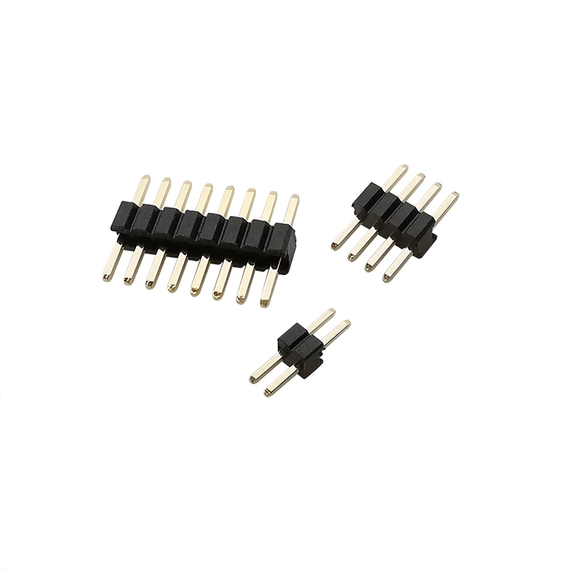 10Pcs 1.27 mm Single Row Male Female Plug Socket Breakaway PCB Board Pin Header Connector 1.27 Strip Pinheader 2P-50 Pin