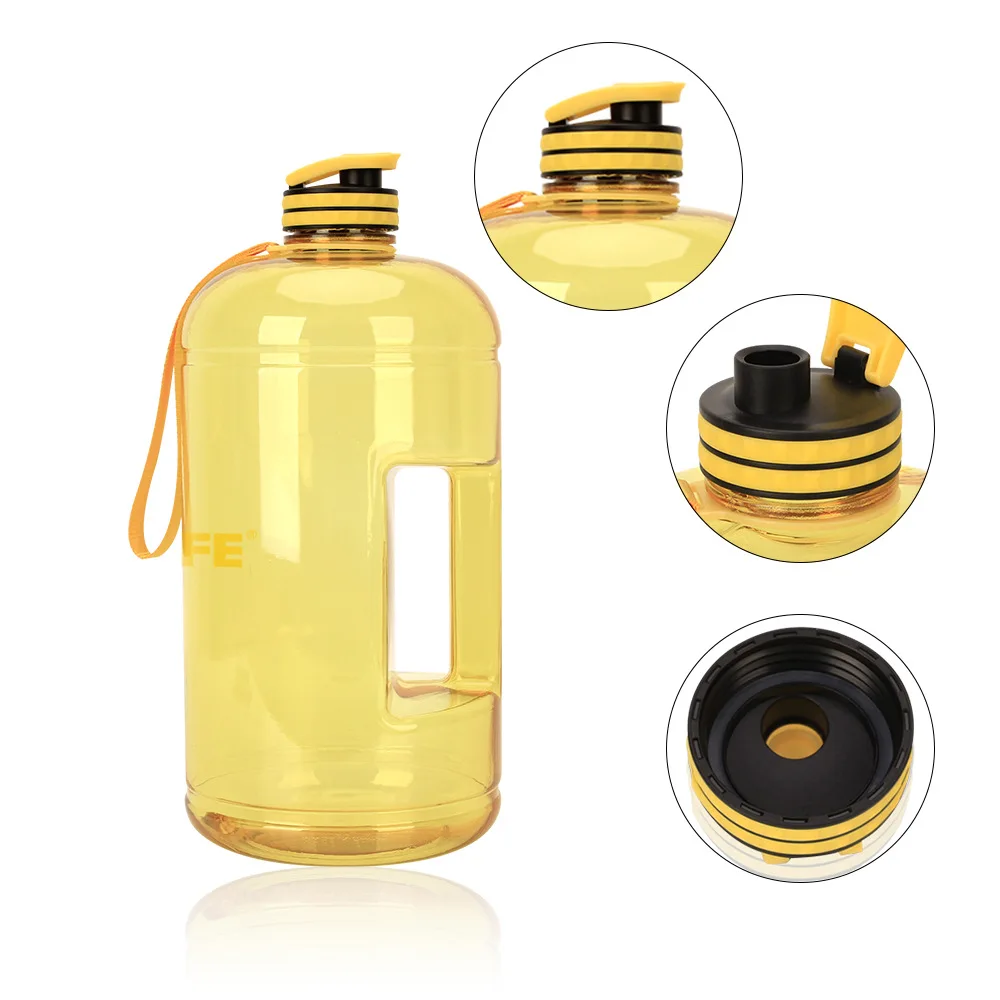 

Hot Sales 3.78L Jar Ultra Large Capacity Outdoor Portable Handle Type Environmentally Friendly Plastic Sports Kettle