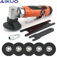 Meuleuse à angle d'air de 2 pouces rectifieuse pneumatique à 90 degrés Kit de coupe à disque de polissage avec clé à molette 15 000 tr/min